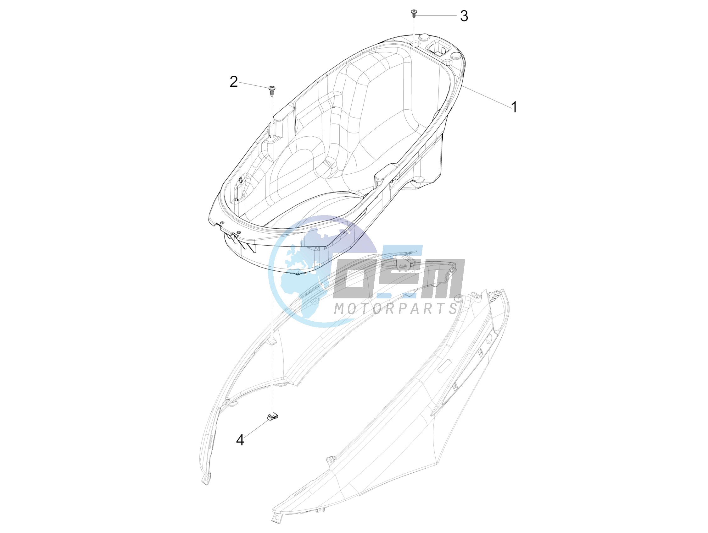 Helmet huosing - Undersaddle