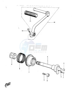 KD 80 A [KD80] (A1-A2) [KD80] drawing KICKSTARTER MECHANISM