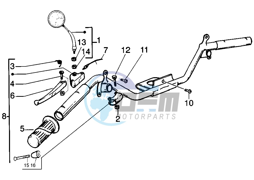 Rear brake control