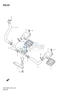 GSX1300R (E50) Hayabusa drawing 2ND AIR