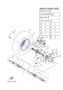 YXZ1000 YXZ10YMXJ (2HCR) drawing REAR WHEEL 2