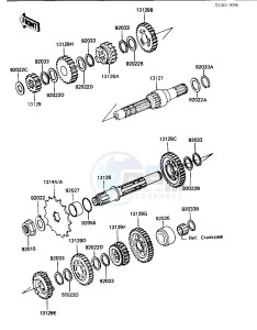 KLT 200 C [KLT200] (C2) | DIFFIRENTIAL AXLE [KLT200] drawing TRANSMISSION -- 84 KLT200-C2- -