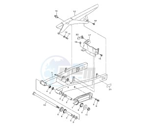 XJ6-F DIVERSION 600 drawing REAR ARM