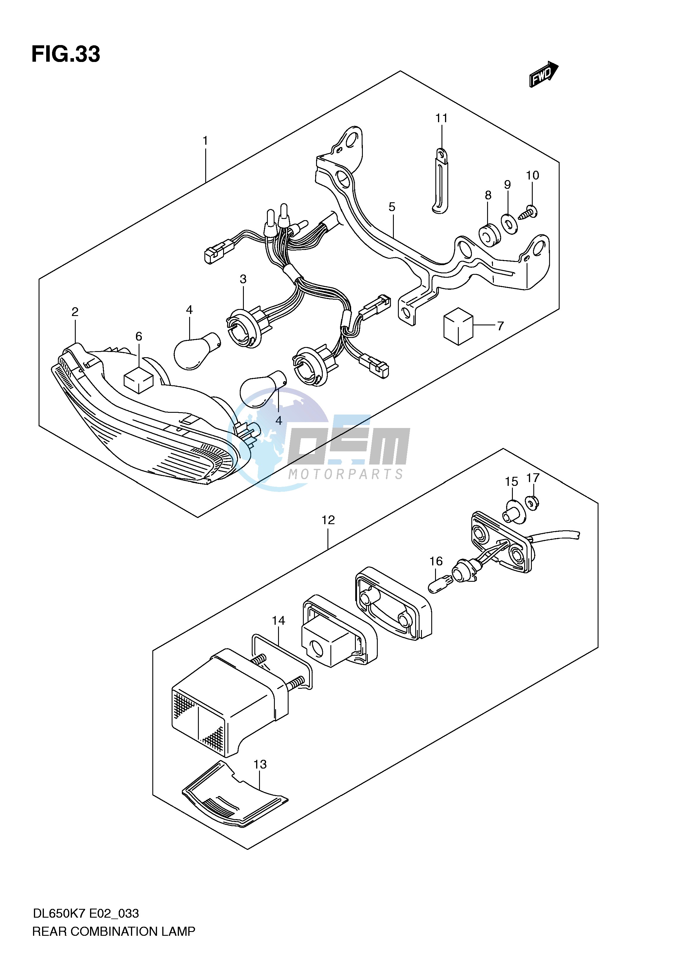 REAR COMBINATION LAMP