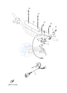 YZ85LW (1SNA 1SNC 1SPA 1SPC) drawing HANDLE SWITCH & LEVER