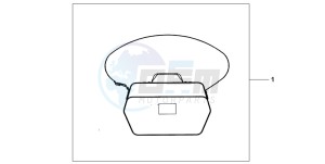 SH150R 125 drawing TOP BOX INNERBAG