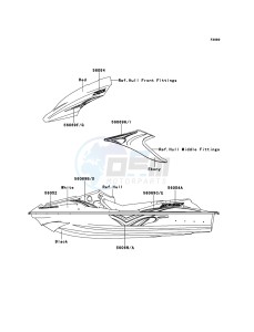 JET_SKI_STX-15F JT1500ABF EU drawing Decals(White)