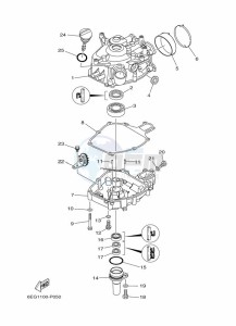 F2-5BMHS drawing CYLINDER--CRANKCASE-2