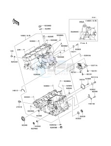 ZX 1000 C [NINJA ZX-10R] (C2) C2 drawing CRANKCASE