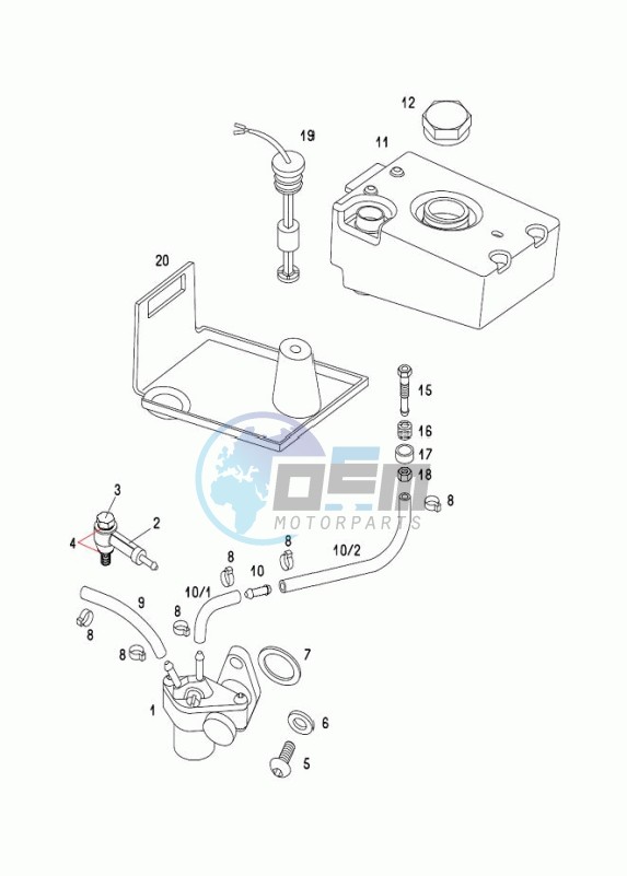 Oil pump-oil tank