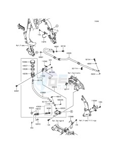 VULCAN S EN650AGFA XX (EU ME A(FRICA) drawing Rear Master Cylinder