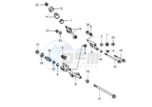 SV - 250 cc drawing SWINGING ARM