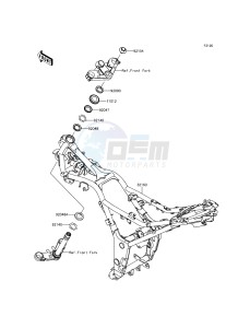 NINJA 300 EX300AGF XX (EU ME A(FRICA) drawing Frame