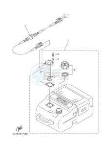 F25GWHL drawing FUEL-TANK-1