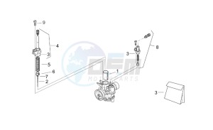 MX 50 2004 drawing Carburettor II