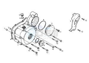 SENDA R - 125 drawing IGNITION COVER