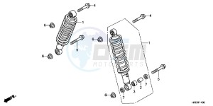 TRX500FED TRX500FE Europe Direct - (ED) drawing FRONT CUSHION