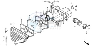 MT50S drawing AIR CLEANER