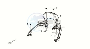 GTS 300i ABS drawing GRIP BAR  L / R