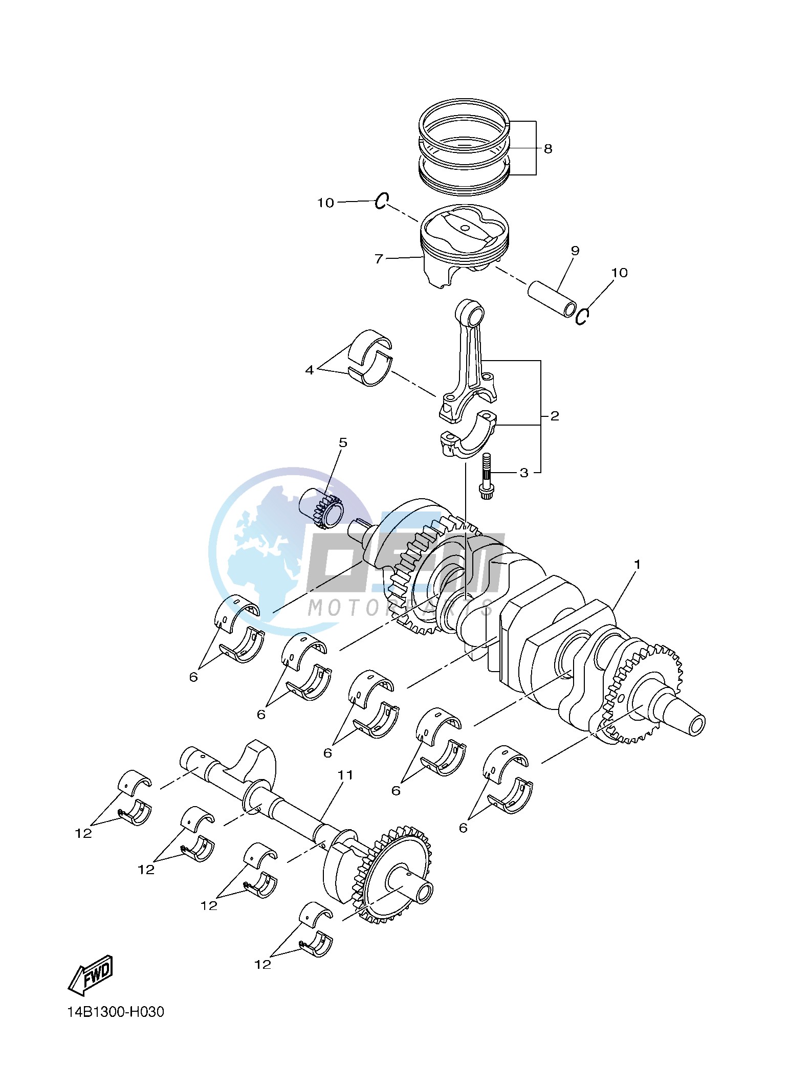 CRANKSHAFT & PISTON