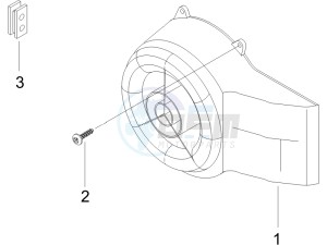 Liberty 50 2t moc drawing Flywheel magneto cover - Oil filter