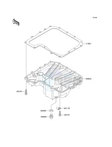 ZR 1000 A [Z1000] (A1-A3) A3 drawing OIL PAN