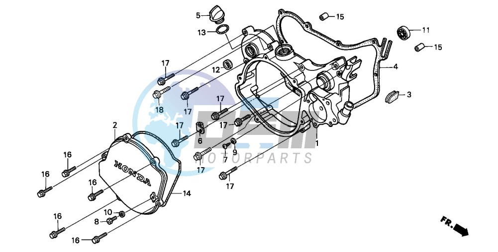 RIGHT CRANKCASE COVER