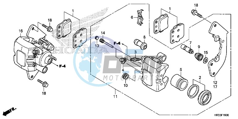 FRONT BRAKE CALIPER