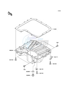 Z750R ZR750NBF FR GB XX (EU ME A(FRICA) drawing Oil Pan