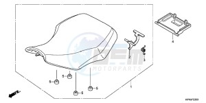 TRX420FPEC drawing SEAT