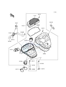 ER-6F_ABS EX650FDS XX (EU ME A(FRICA) drawing Air Cleaner