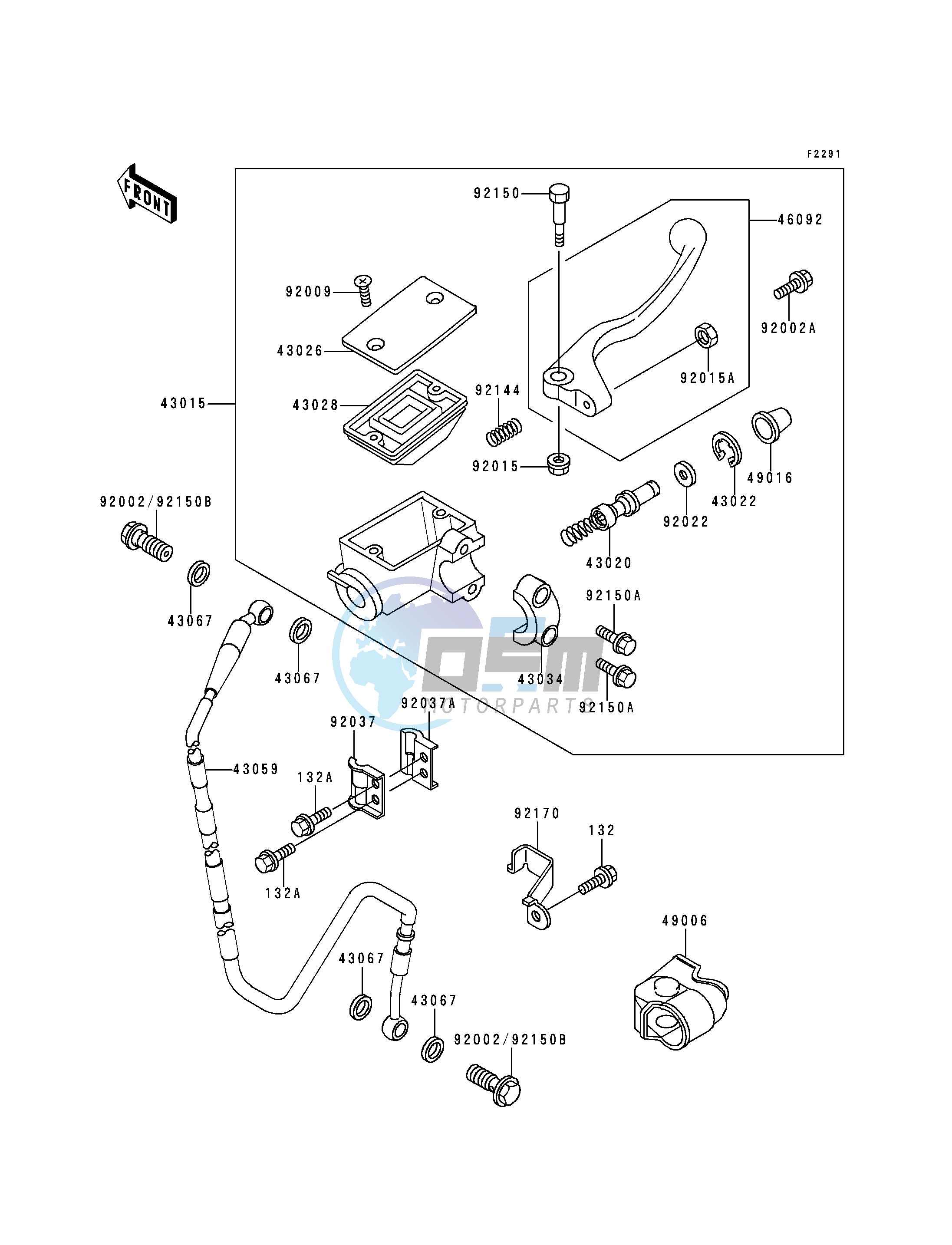 FRONT MASTER CYLINDER