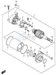 DL250 drawing STARTING MOTOR