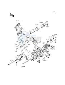 W800 EJ800AGFA GB XX (EU ME A(FRICA) drawing Engine Mount