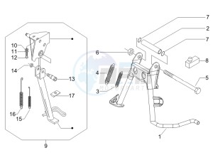 Liberty 125 4t Delivery e3 Single drawing Stand/s