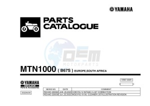 MT-10 MTN1000 (B67S) drawing Infopage-1