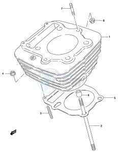 GZ250 (P34) drawing CYLINDER