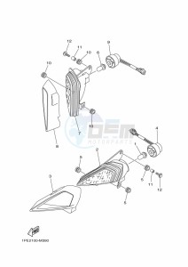 YFM700R (BCX7) drawing HEADLIGHT