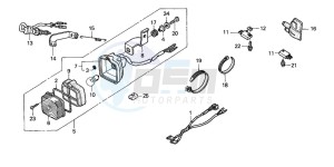 TRX250EX SPORTRAX 250 EX drawing STOP LIGHT SET