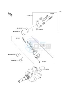 KSV 700 B [KFX 700] (B6F-B9F) B9F drawing CRANKSHAFT