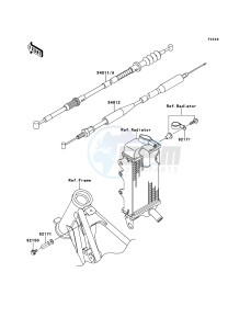 KX85/KX85-<<II>> KX85ADF EU drawing Cables