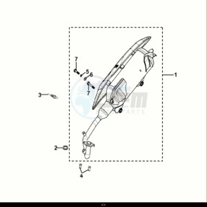 ORBIT III 50 (XE05W2-NL) (E5) (M1) drawing EXHAUST MUFFLER