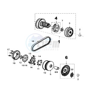 FIGHT EP drawing CLUTCH 4 HOLES