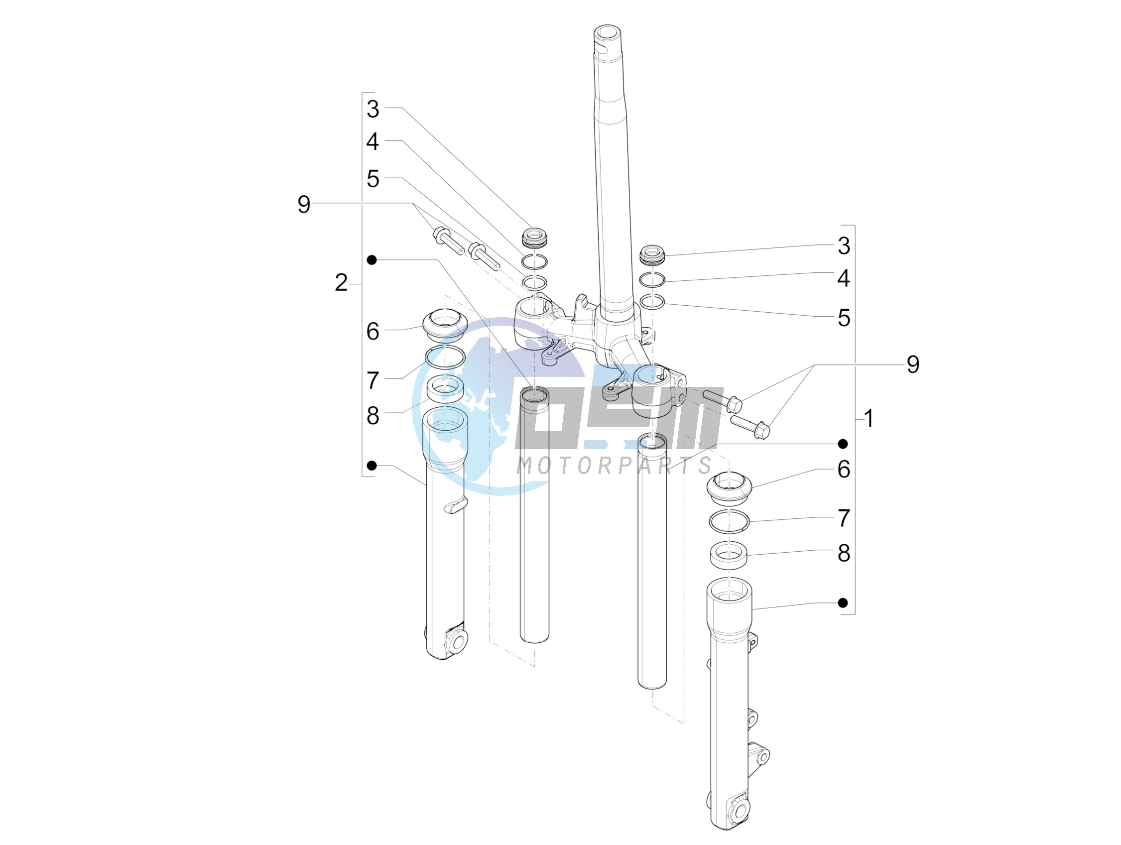 Fork's components (Wuxi Top)