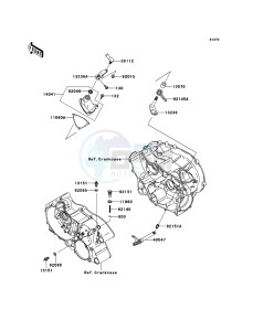 KVF360 4x4 KVF360ACF EU GB drawing Gear Change Mechanism