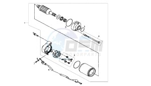 SENDA SM - 125 CC VTHSC2B1A 4T EU2 drawing STARTING MOTOR