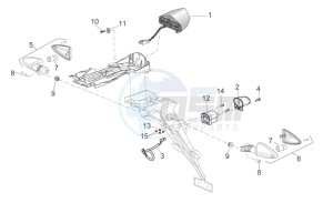 RXV 550 RXV 450-550 STREET LEGAL drawing Rear lights