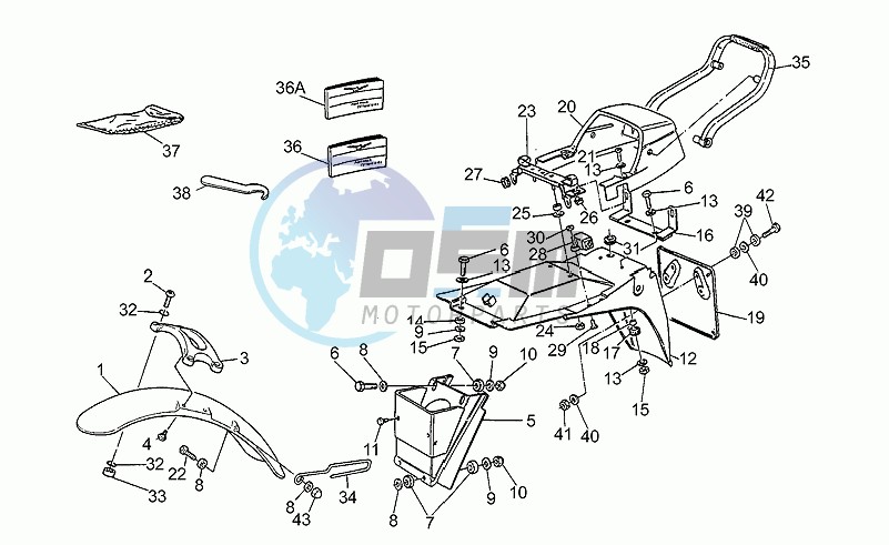 Mudguards-tailpiece