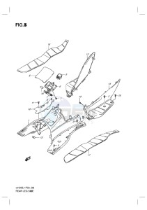 UH200G BURGMAN EU drawing REAR LEG SHIELD