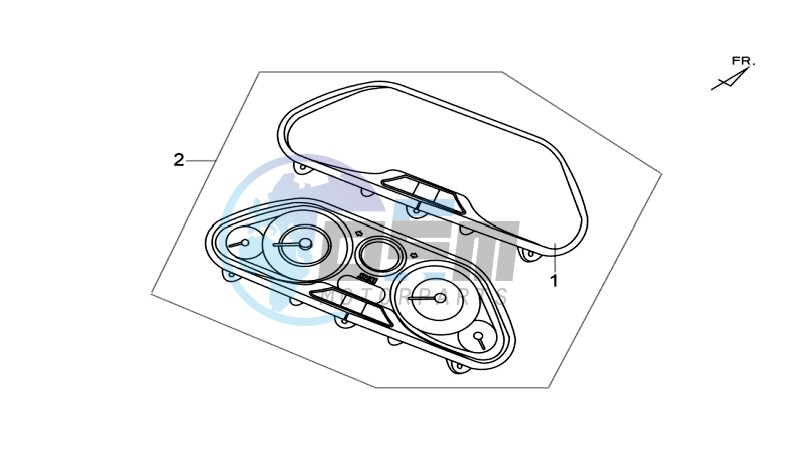 DASHBOARD / SPEEDOMETER CABLE / WIRING HARNASS